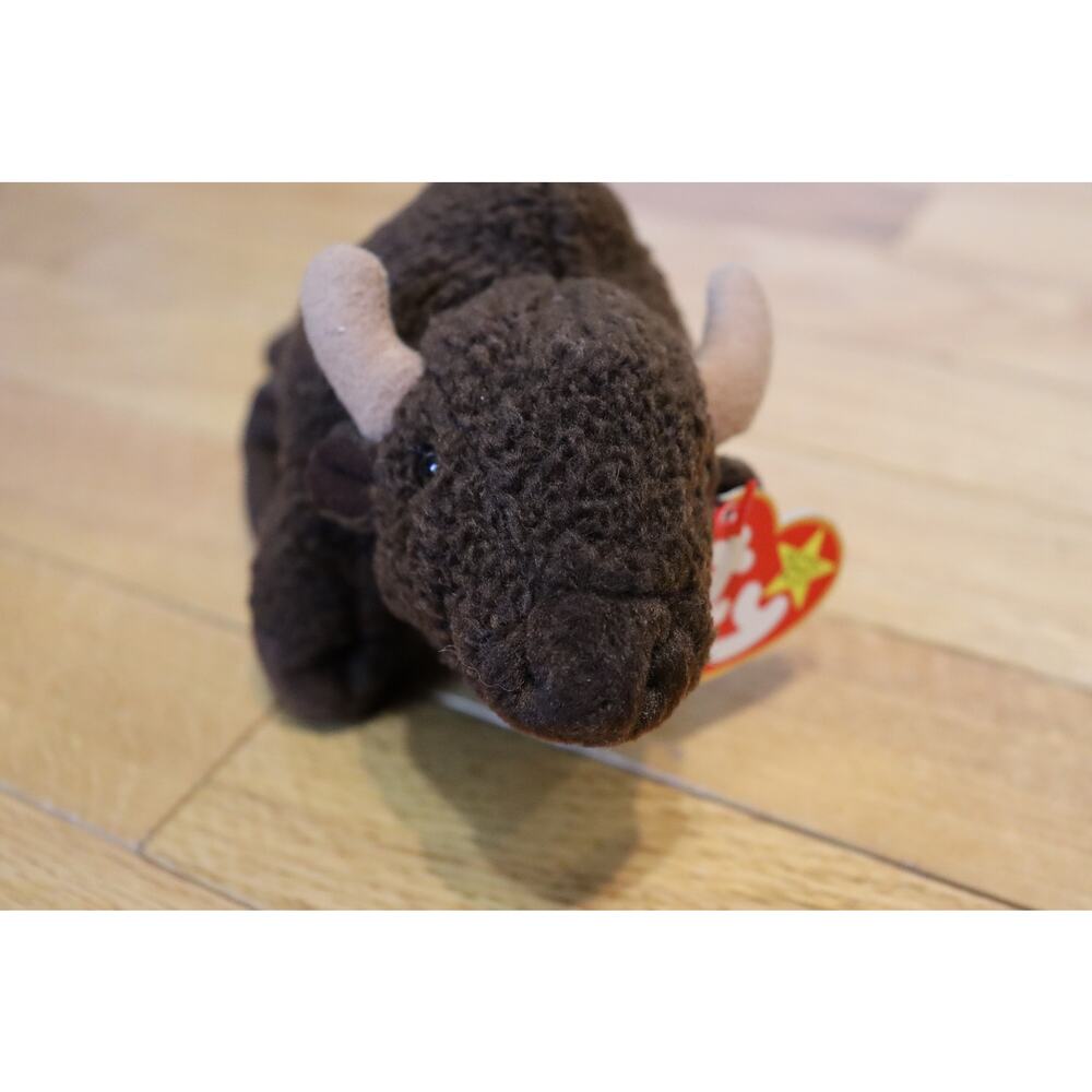 Ty Beanie Babies Roam Bison Plush Brown One Size (1998)